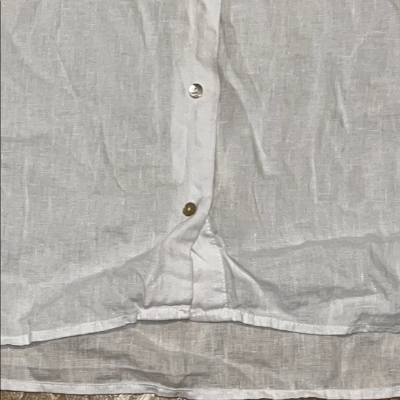 Tahari White Button Down Shirt - Picture 5 of 9